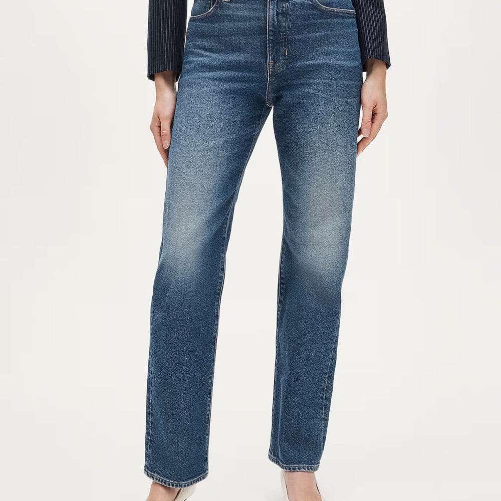 J. Crew Women's Straight Leg Blue Jeans